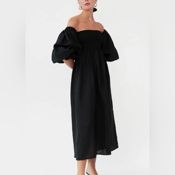 Sleeper Dresses & Skirts - Sleeper‎ NWT Atlanta Black Elegant LBD Shoulder Dress 100% Polyester-M